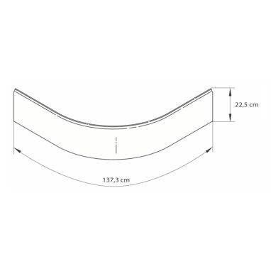 DEANTE Панель для поддона Standard Plus KTU 031O